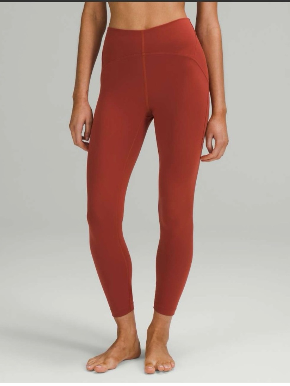 Lululemon InStill High-Rise Tight 25" Size 12 in Color Cayenne